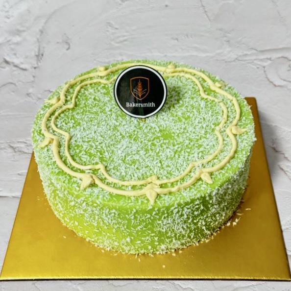 Pandan Kaya Coconut Cake